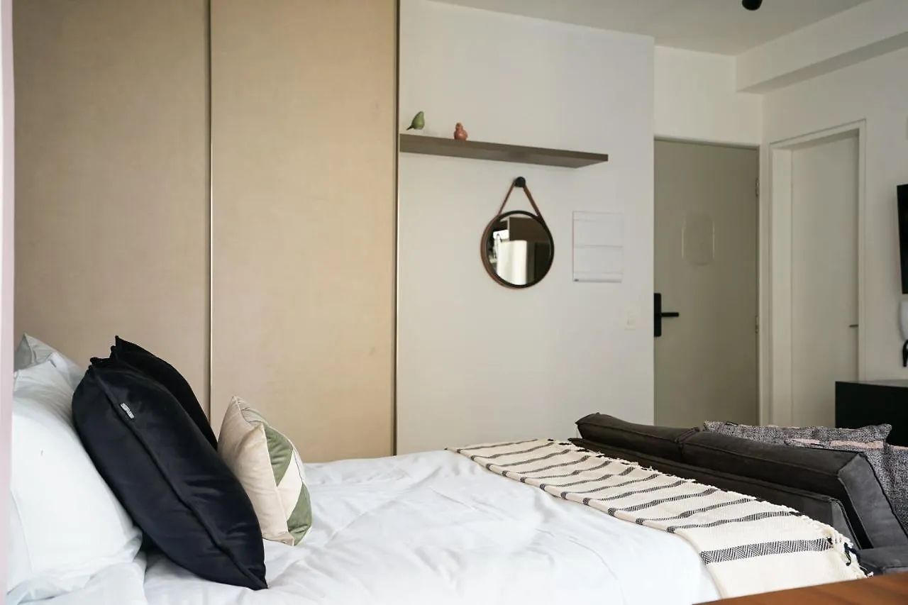 Studio com garagem, academia e piscina no prédio - Vila Olímpia Apartamento São Paulo