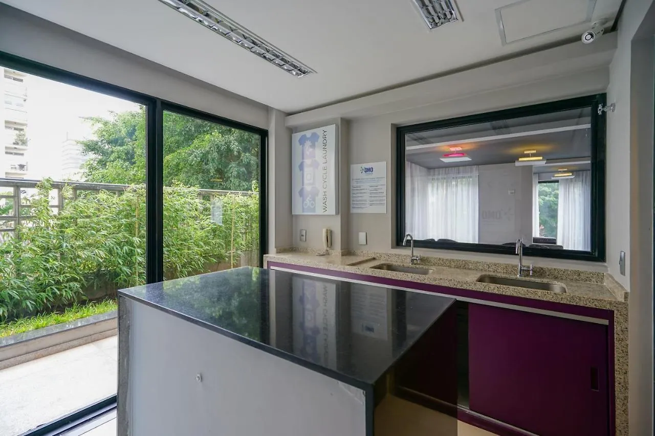 Studio com garagem, academia e piscina no prédio - Vila Olímpia Apartamento São Paulo