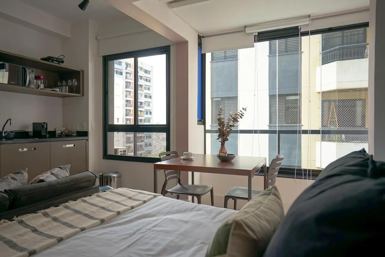 Studio com garagem, academia e piscina no prédio - Vila Olímpia Apartamento São Paulo 0*,