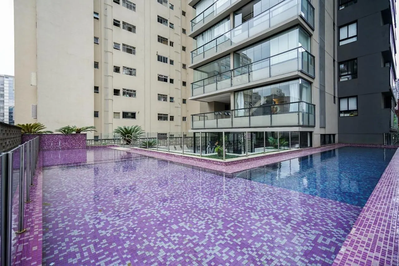 Studio com garagem, academia e piscina no prédio - Vila Olímpia Apartamento São Paulo Brasil