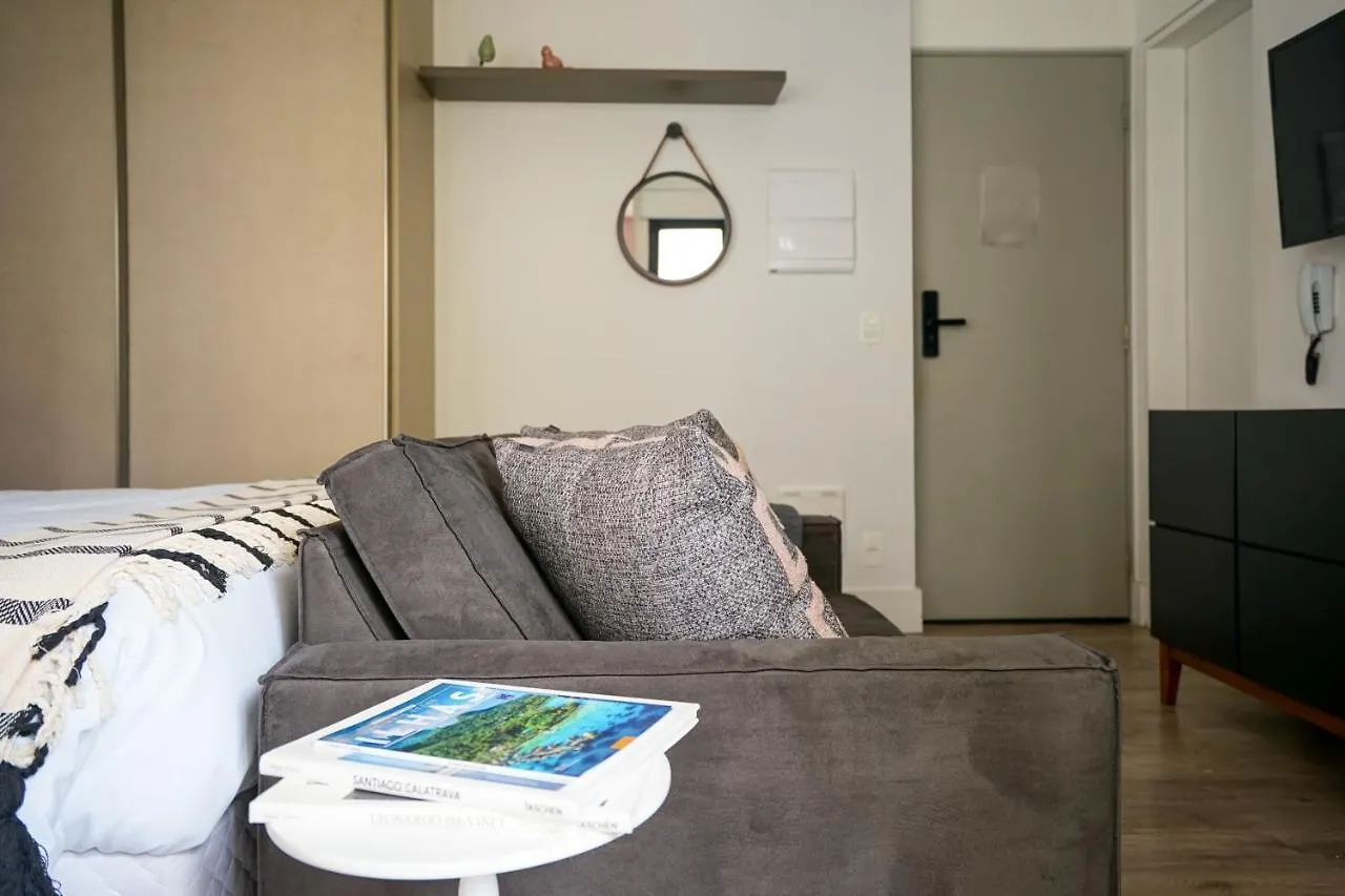 Studio com garagem, academia e piscina no prédio - Vila Olímpia Apartamento São Paulo 0*,