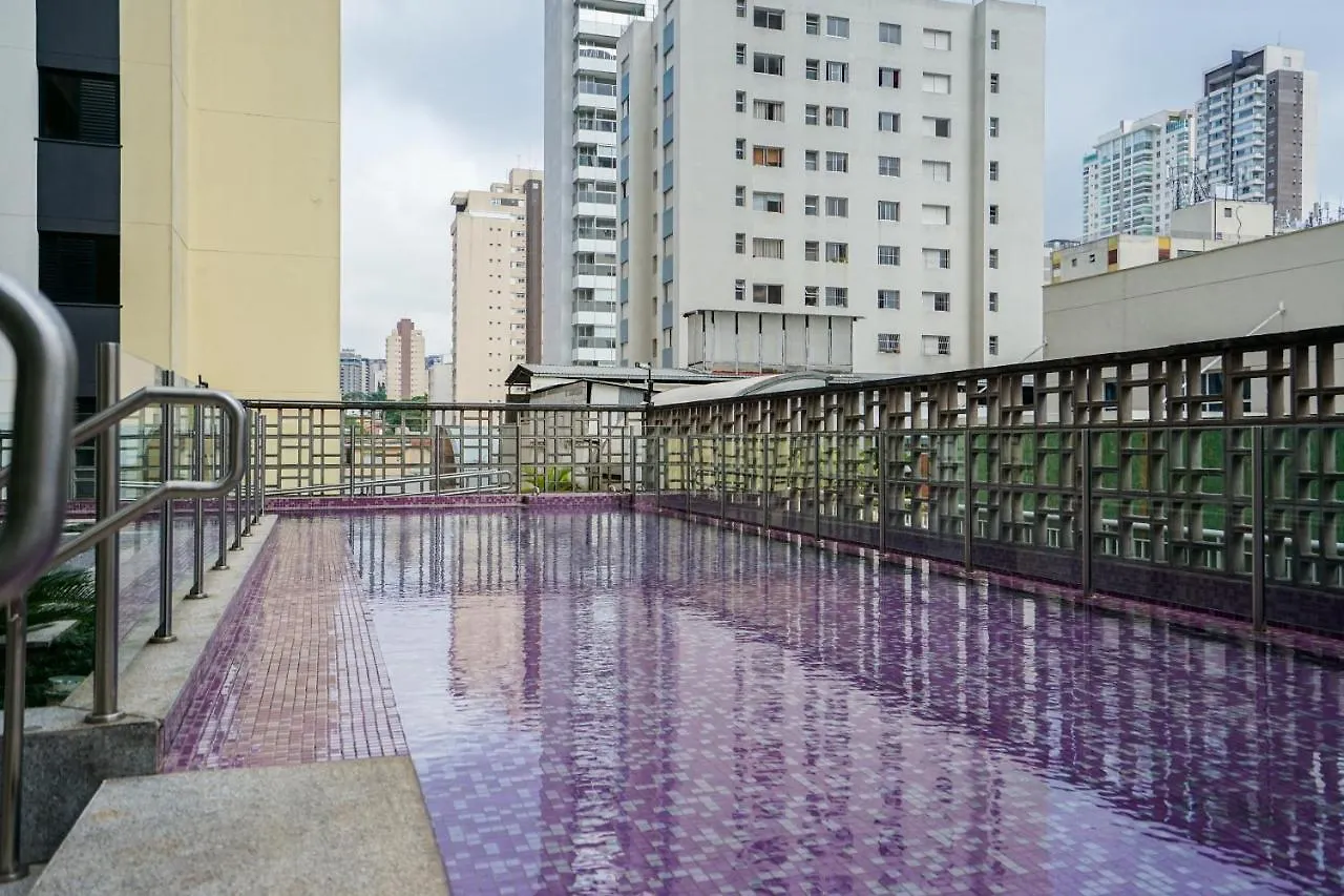 Studio Com Garagem, Academia E Piscina No Predio - Vila Olimpia Apartment Sao Paulo