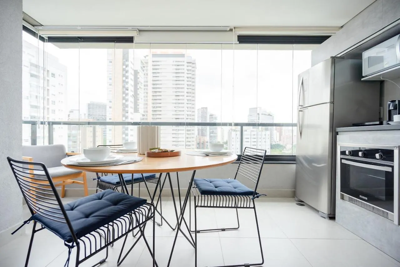 Studio Com Garagem, Academia E Piscina No Predio - Vila Olimpia Apartment Sao Paulo