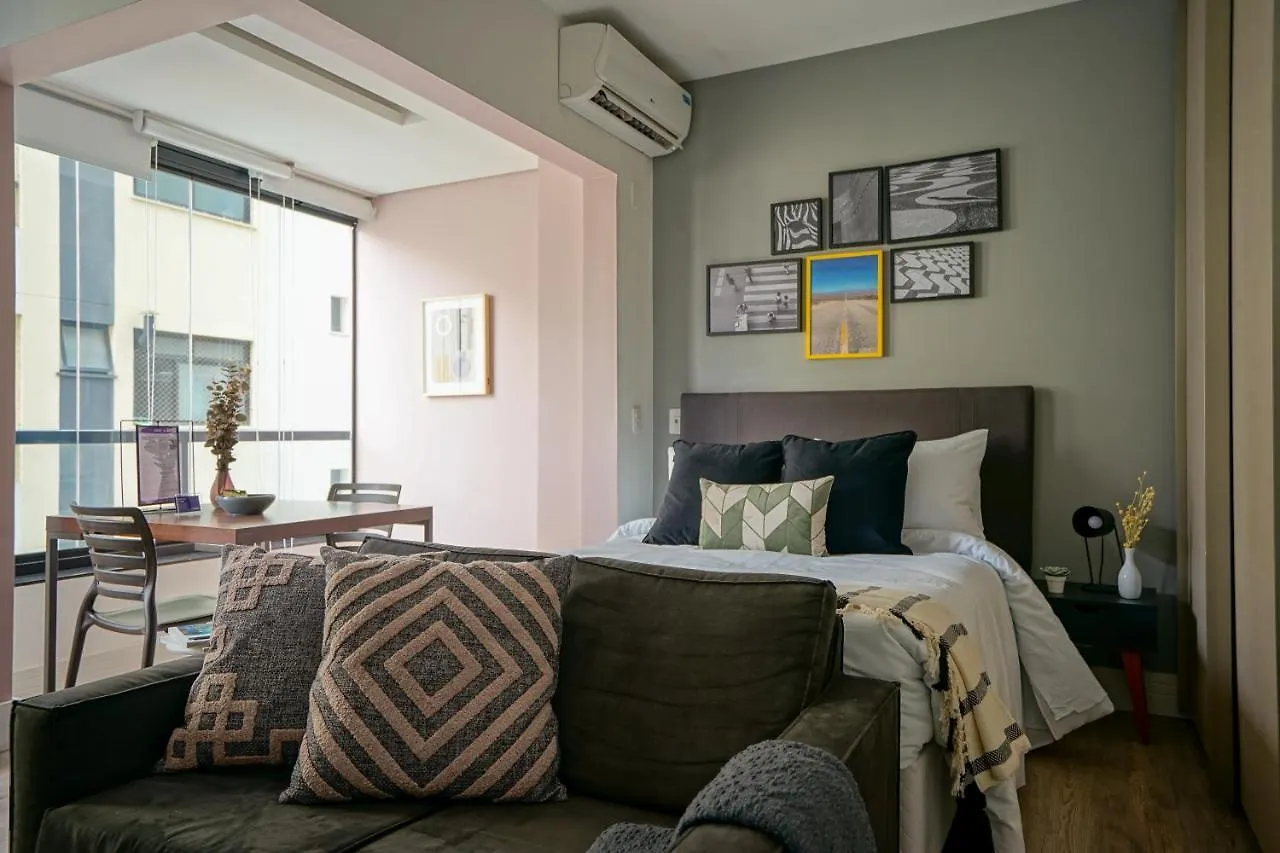 Studio com garagem, academia e piscina no prédio - Vila Olímpia Apartamento São Paulo 0*,  Brasil