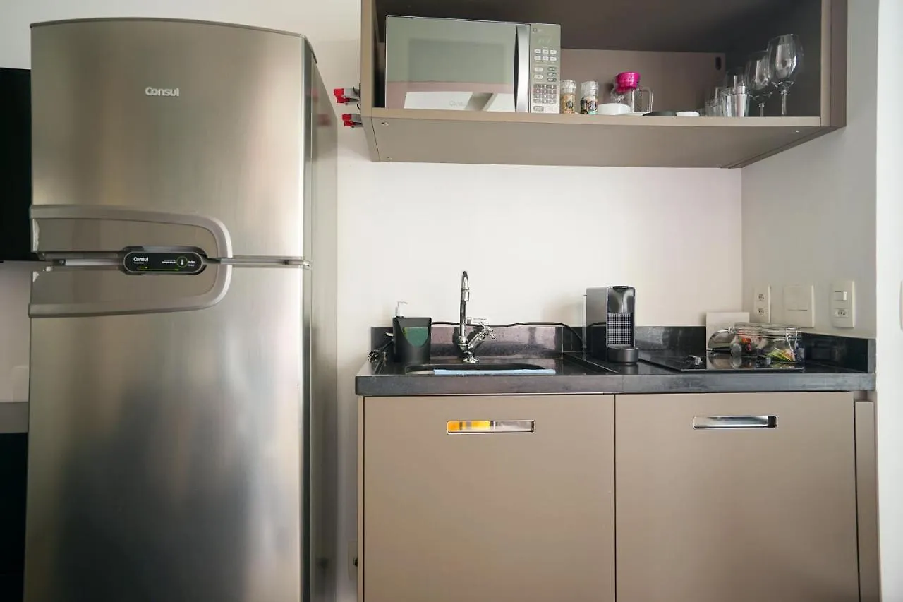 Studio com garagem, academia e piscina no prédio - Vila Olímpia Apartamento São Paulo