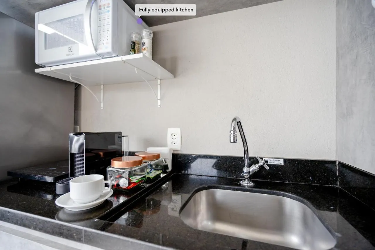 Studio com garagem, academia e piscina no prédio - Vila Olímpia Apartamento São Paulo