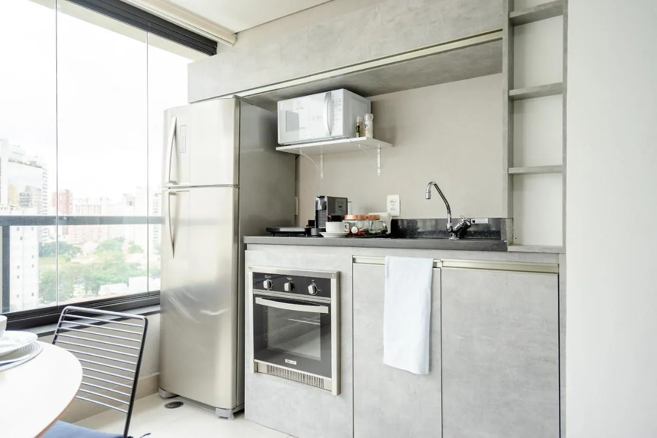 Studio com garagem, academia e piscina no prédio - Vila Olímpia Apartamento São Paulo