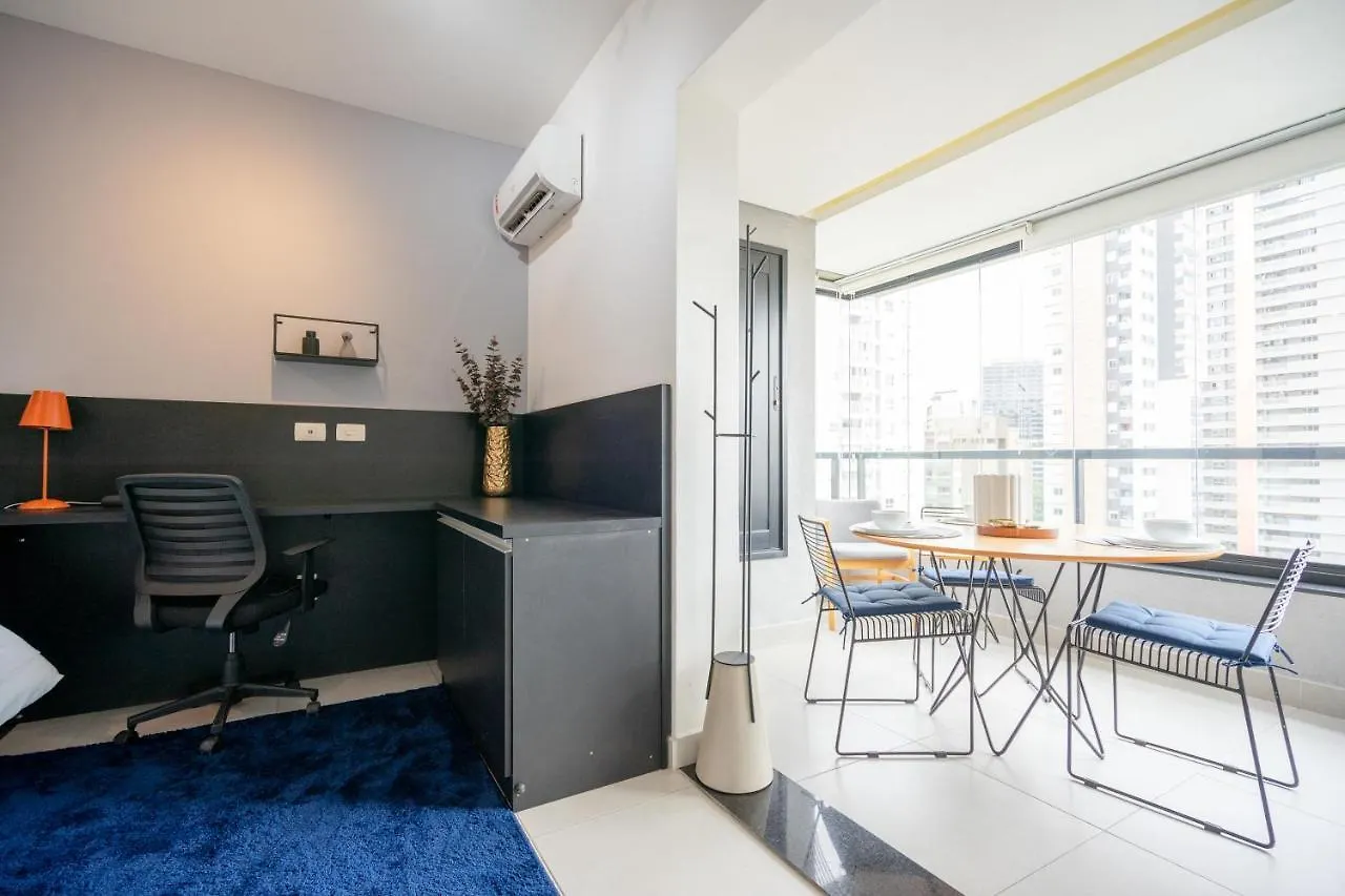 Studio com garagem, academia e piscina no prédio - Vila Olímpia Apartamento São Paulo 0*,  Brasil