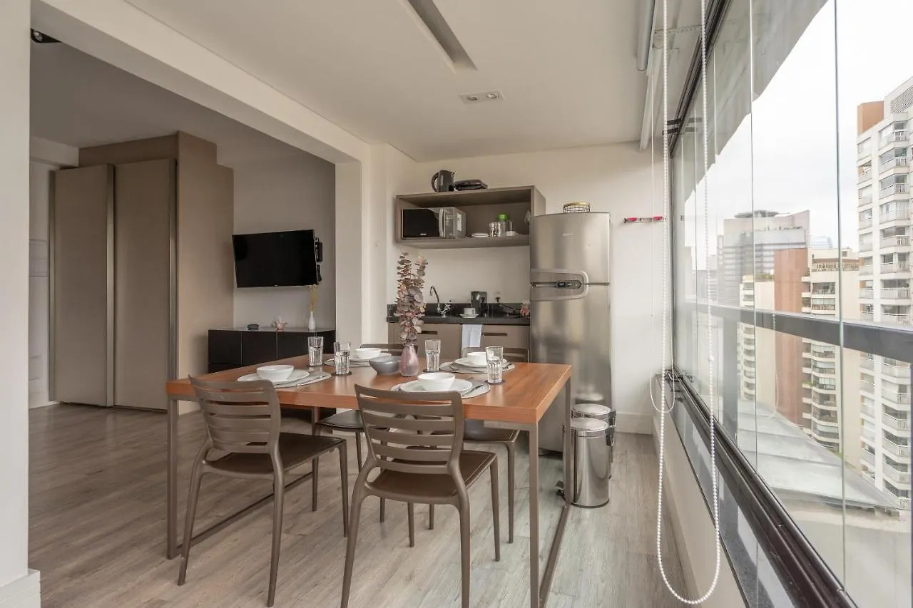 Studio com garagem, academia e piscina no prédio - Vila Olímpia Apartamento São Paulo 0*,