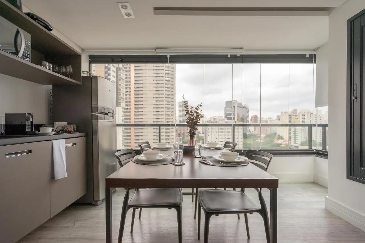 Studio com garagem, academia e piscina no prédio - Vila Olímpia Apartamento São Paulo