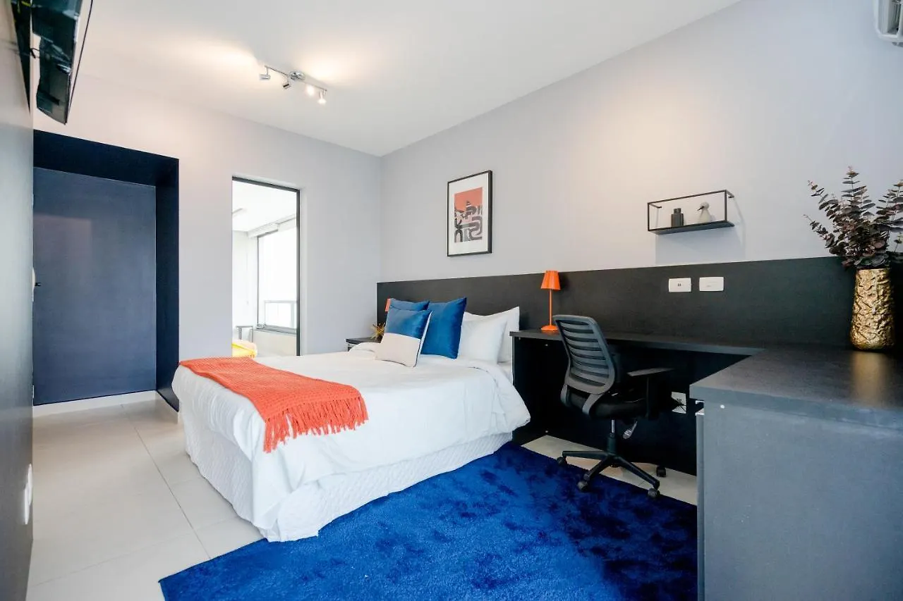 Studio Com Garagem, Academia E Piscina No Predio - Vila Olimpia Apartment Sao Paulo